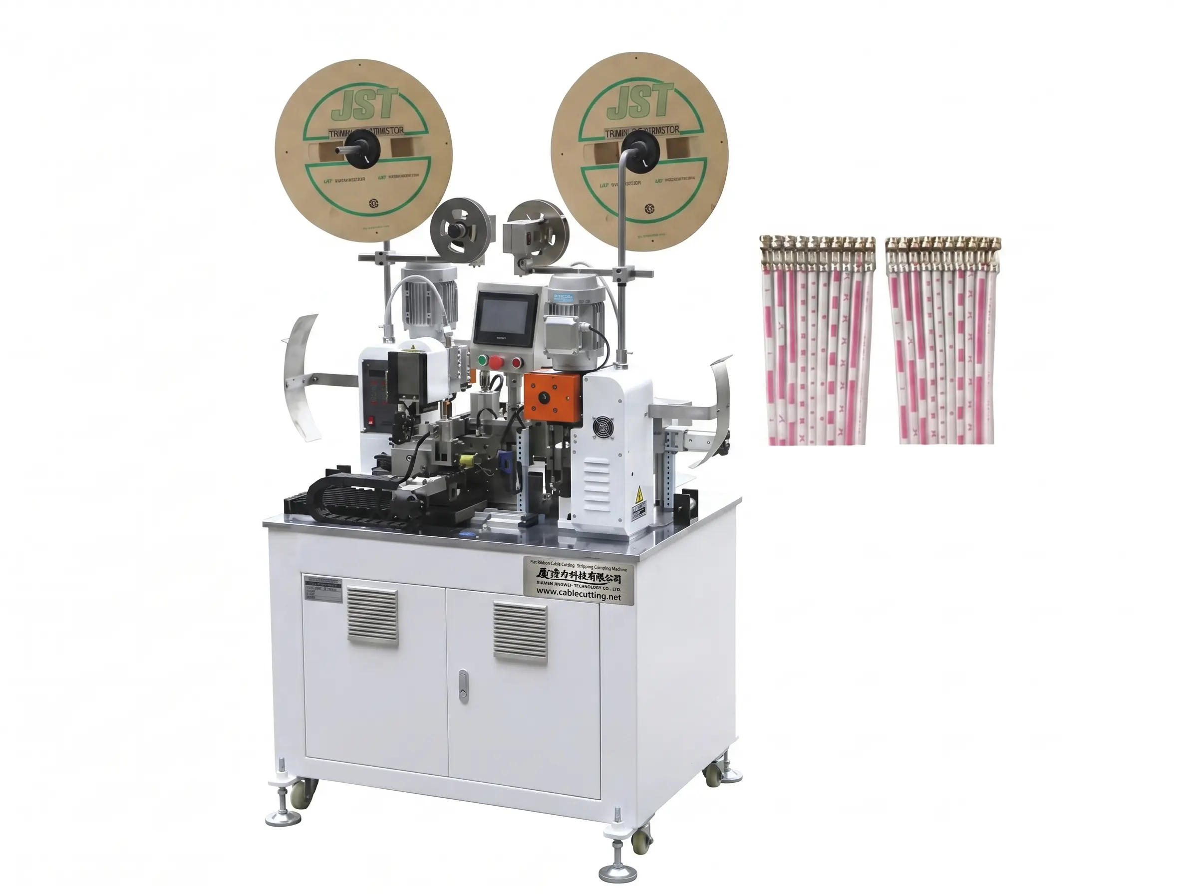 WPM-SP20 Automatische dubbele krimp voor vlakke kabels - JINGWEI