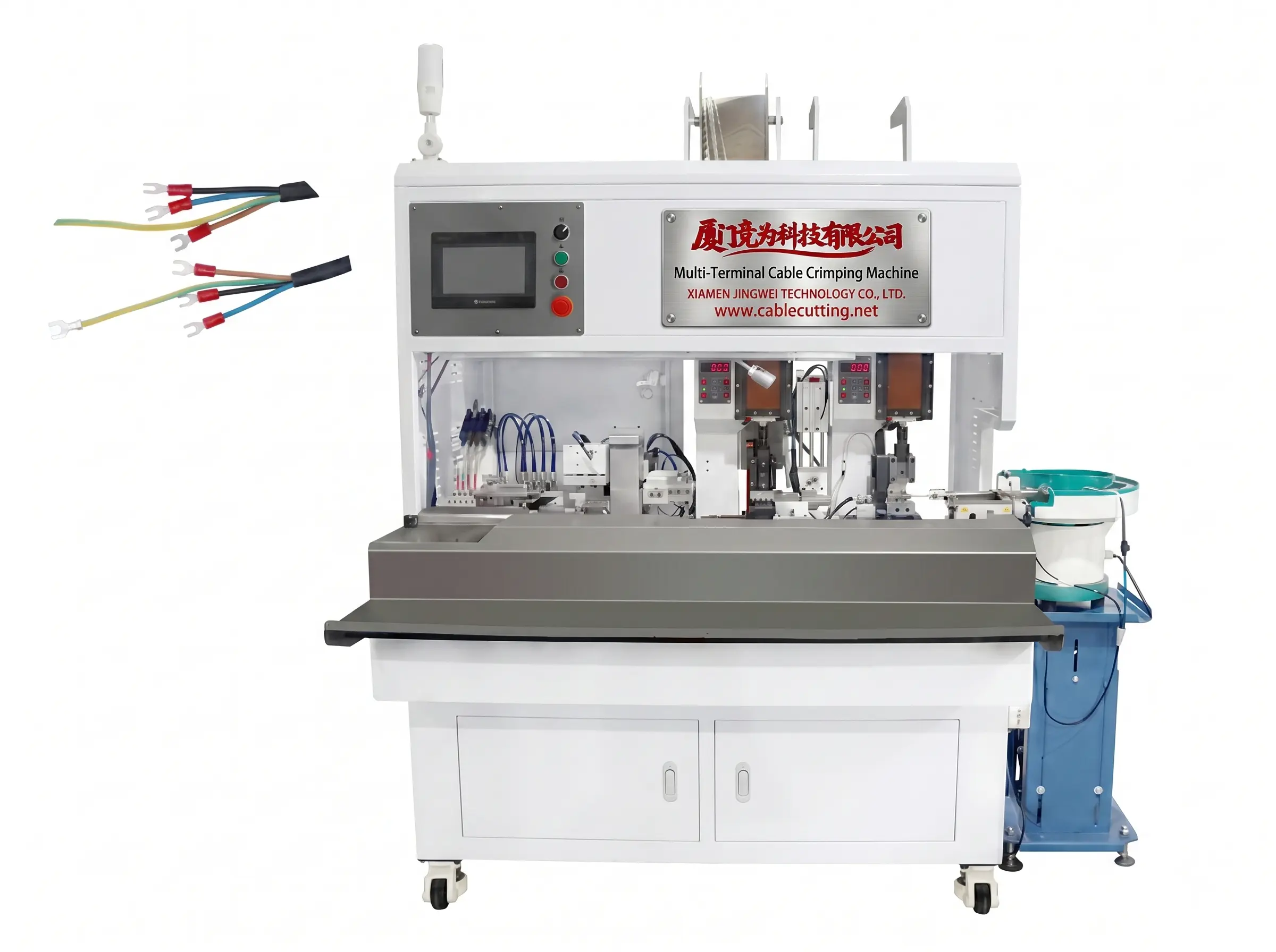 WPM-555 Automatische Meerpolige Kabelkrimpmachine – Hoogwaardige Draadverwerking