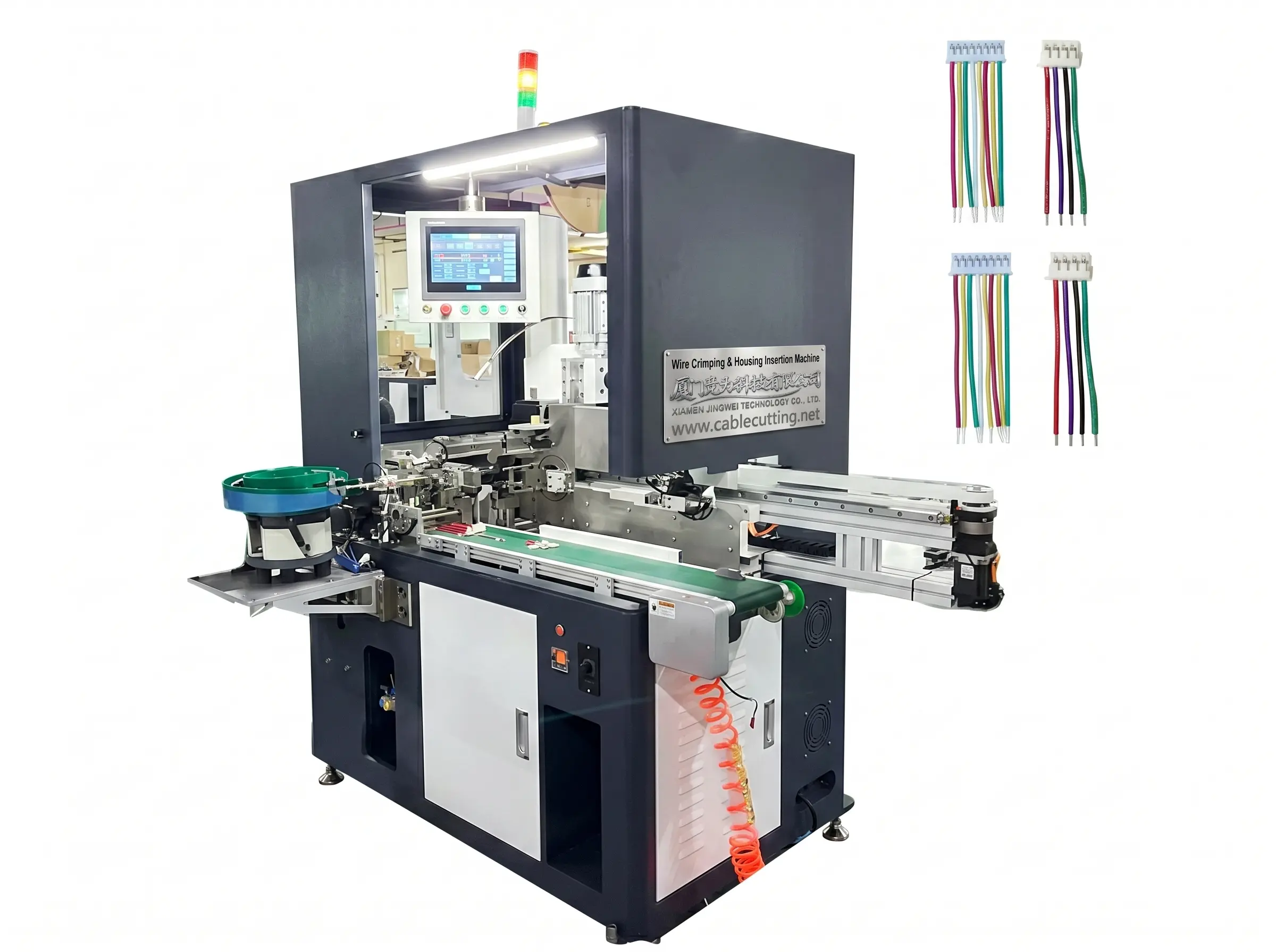 WPM-5505: Automatische Draadkrimp- en Behuizingsinvoegmachine