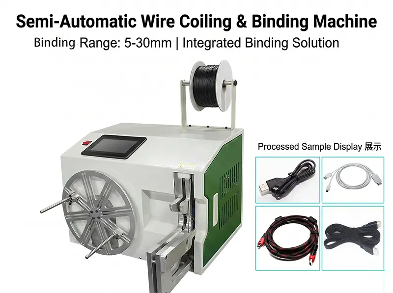 Halfautomatische Draadopwinder & Bindmachine WPM-212A – 4x sneller dan handmatig