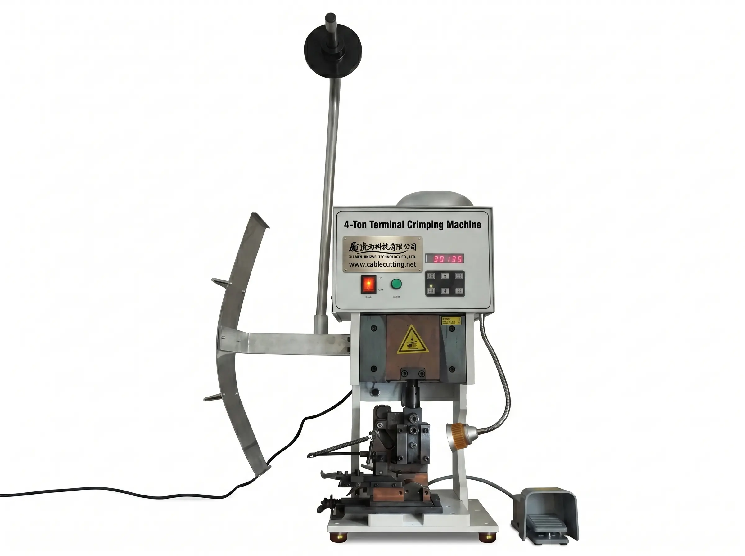 Halfautomatische Kabelkrimpmachine WPM-4000S - Efficiënt & Precisie