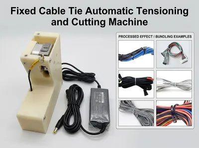 Vaste kabelbinder automatische span- en snijmachine (inductieve trigger) JW-SLQ - Nylon Kabelbindermachine