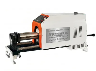 Pneumatische Draadpelmachine voor Grote Kabels WPM-X600 - Semi-automatische Draadborstelmachine