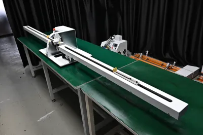 Tape Winding Machine + Double-Side Wire Drawing JW-303KL-1m Thumb