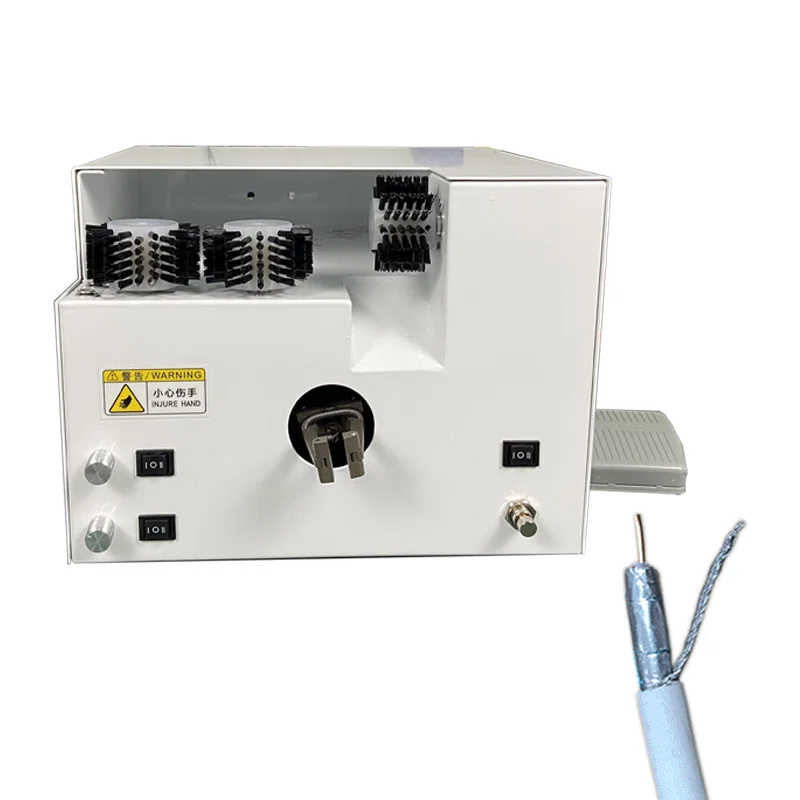 Multi-Core Twisted Pair Kabel Machine Afgeschermde Draad Divider Machine, Afgeschermde Draadborstel & Twist Machine Gevlochten Draadborstel En Twisting Machine, Draad Harnas Borstelen En Gedraaide Draad Machine 