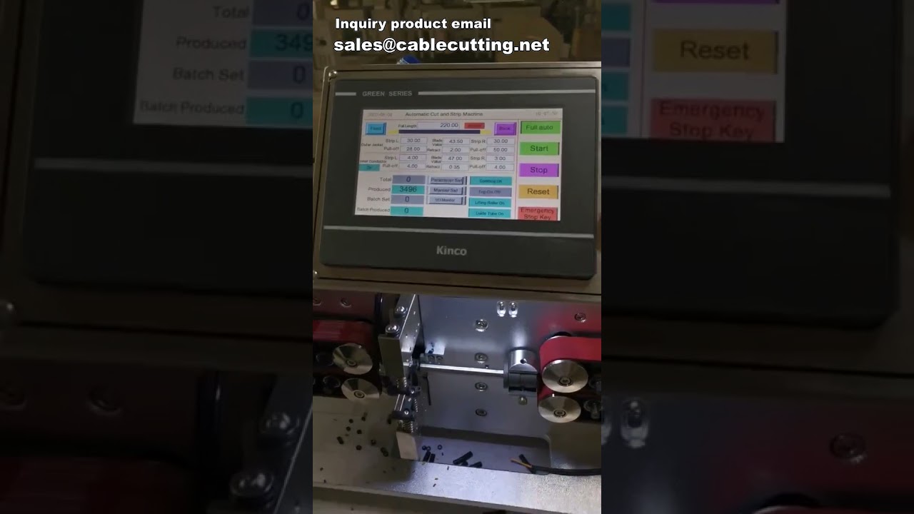 Volledig Automatische Kabel Snij-, Strip- en Pelmachine