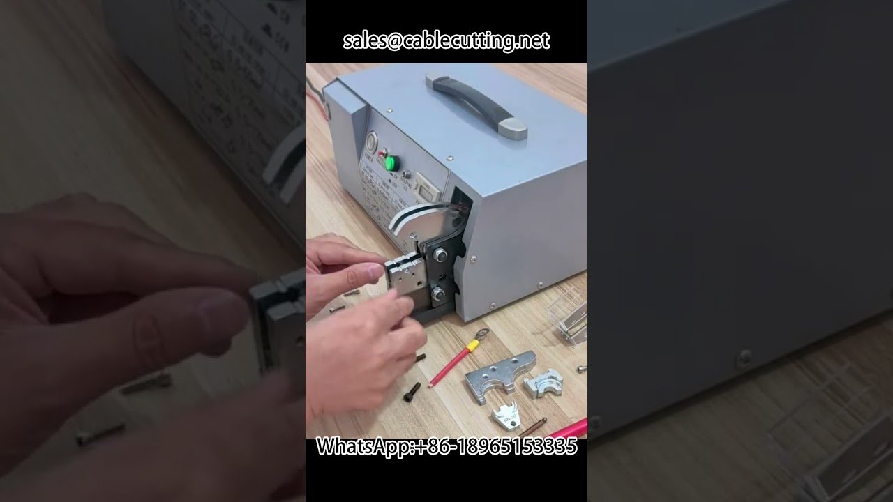 Professionele elektrische krimpmachine voor adereindhulsen - 0,25 tot 70 mm²