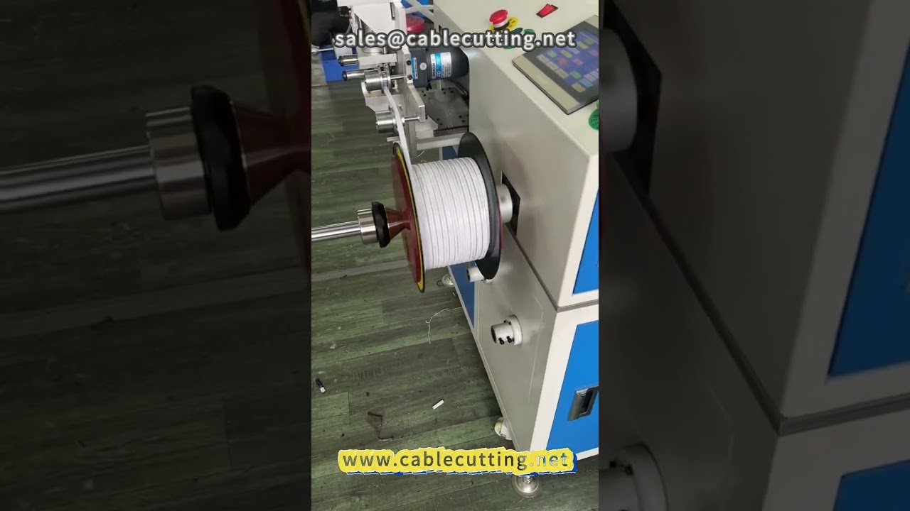 100 meter vlakke kabel wikkelen | Wikkelmachine | Draadverwerking | Kabelproductieapparatuur