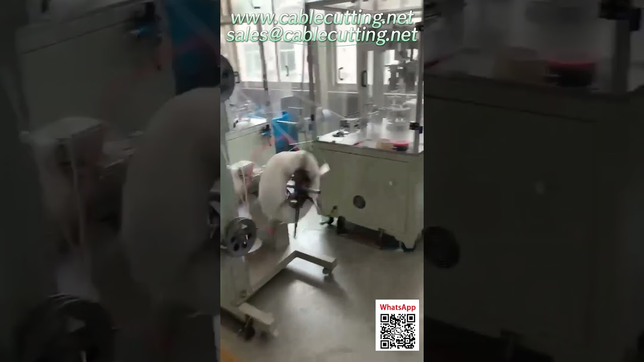 Automatisch oprollen en binden van nylon visband – Live productieoplossing