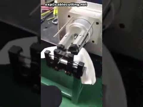 Coaxiale kabelstripmachine met instelbare snijder – Precisie voor geautomatiseerd strippen