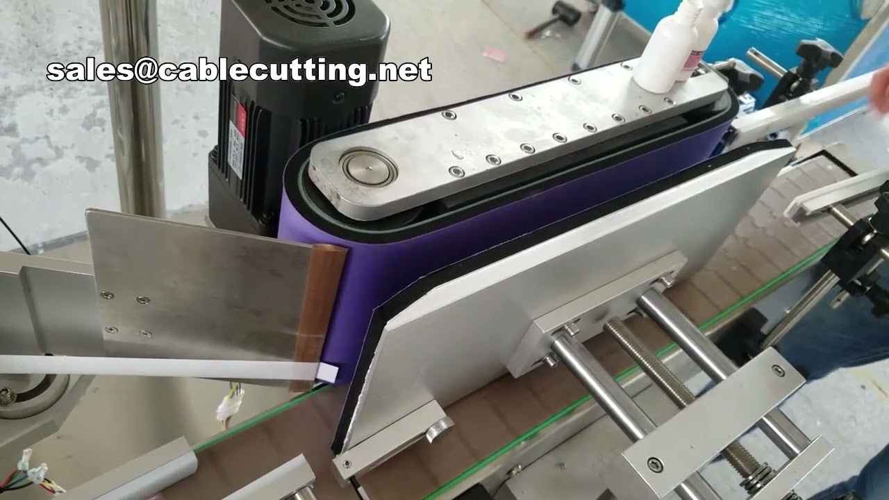 Etiketteermachine voor plastic zakken, glazen flessen & vlakke oppervlakken