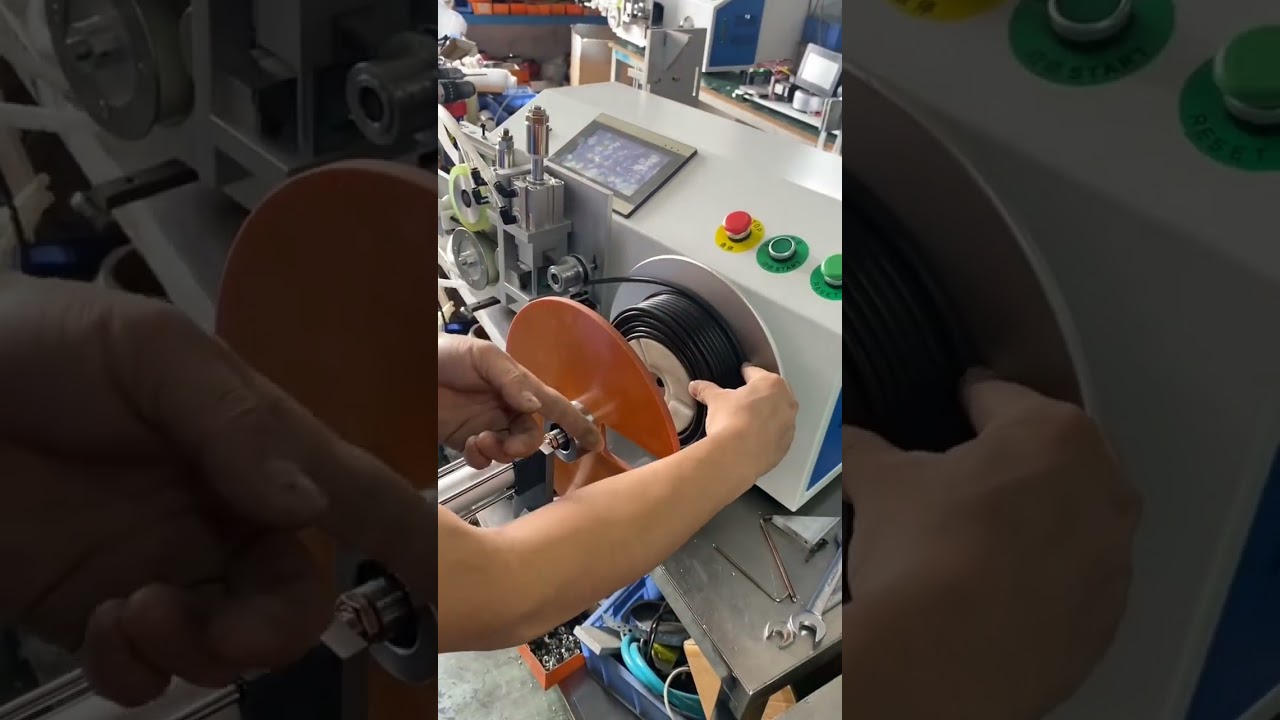 Desktop automatische meter-, snij-, wikkel- en spoelmachine voor draad 1mm tot 8mm