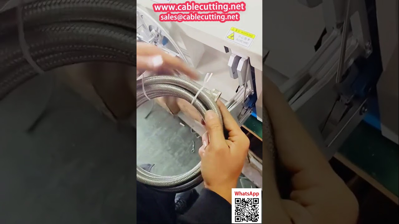 Hygiënische Slang Oprol- en Bindmachine voor Sanitaire Leidingen