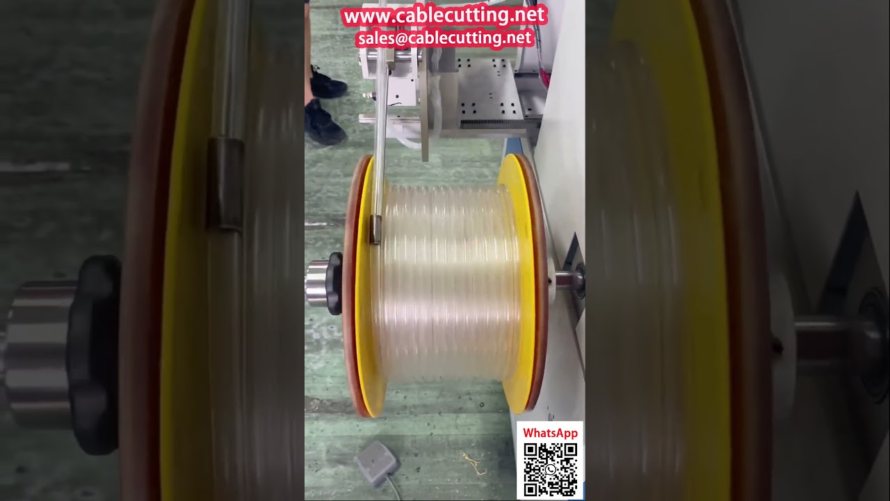 Precisie-opwind- en telmachine voor PU-pneumatische slangen | Automatische verpakking
