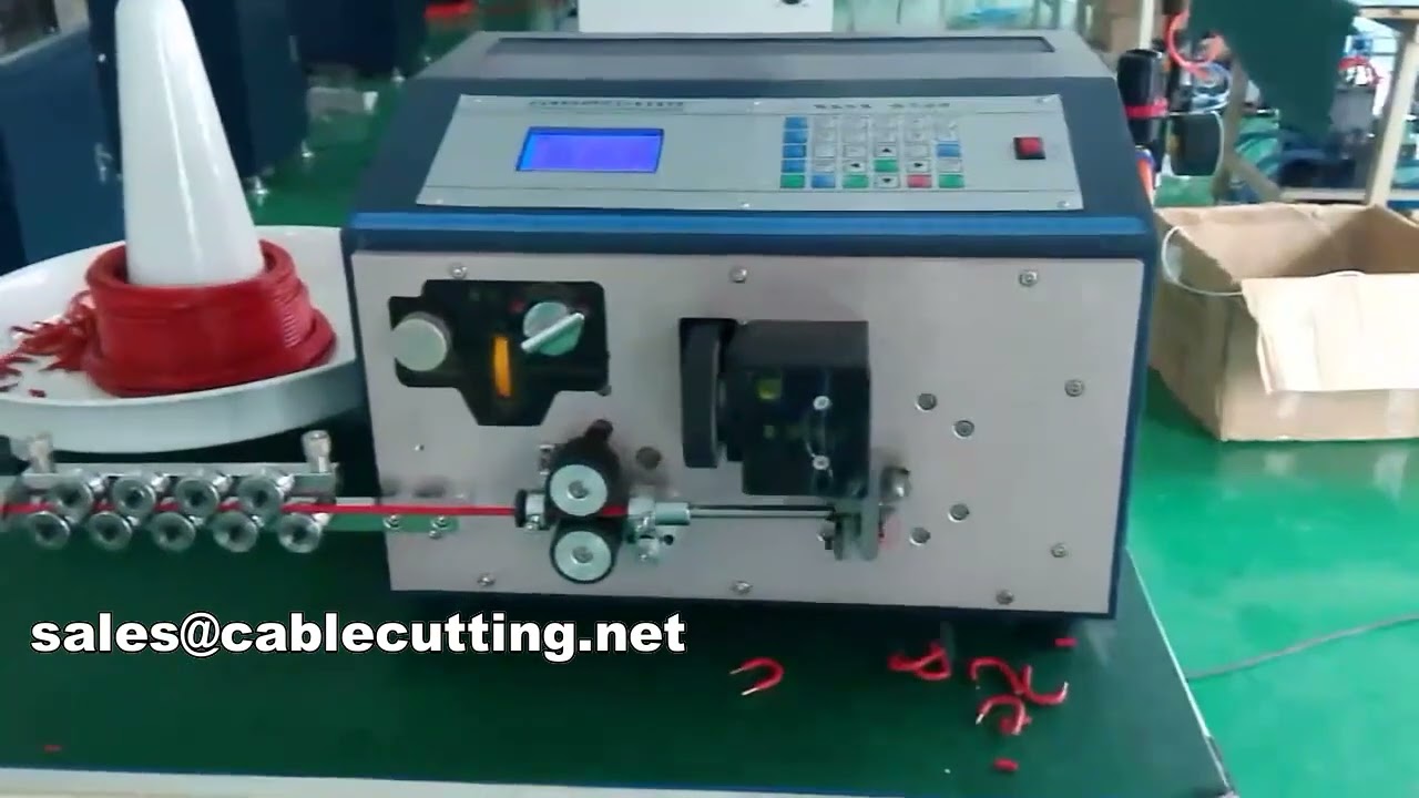 WPM-09SB: Professionele draadstripper, buig- en snijmachine voor automatisering