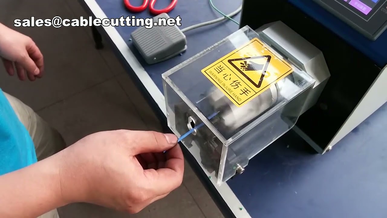 Professionele kabelstripmachine voor efficiënte draadverwerking