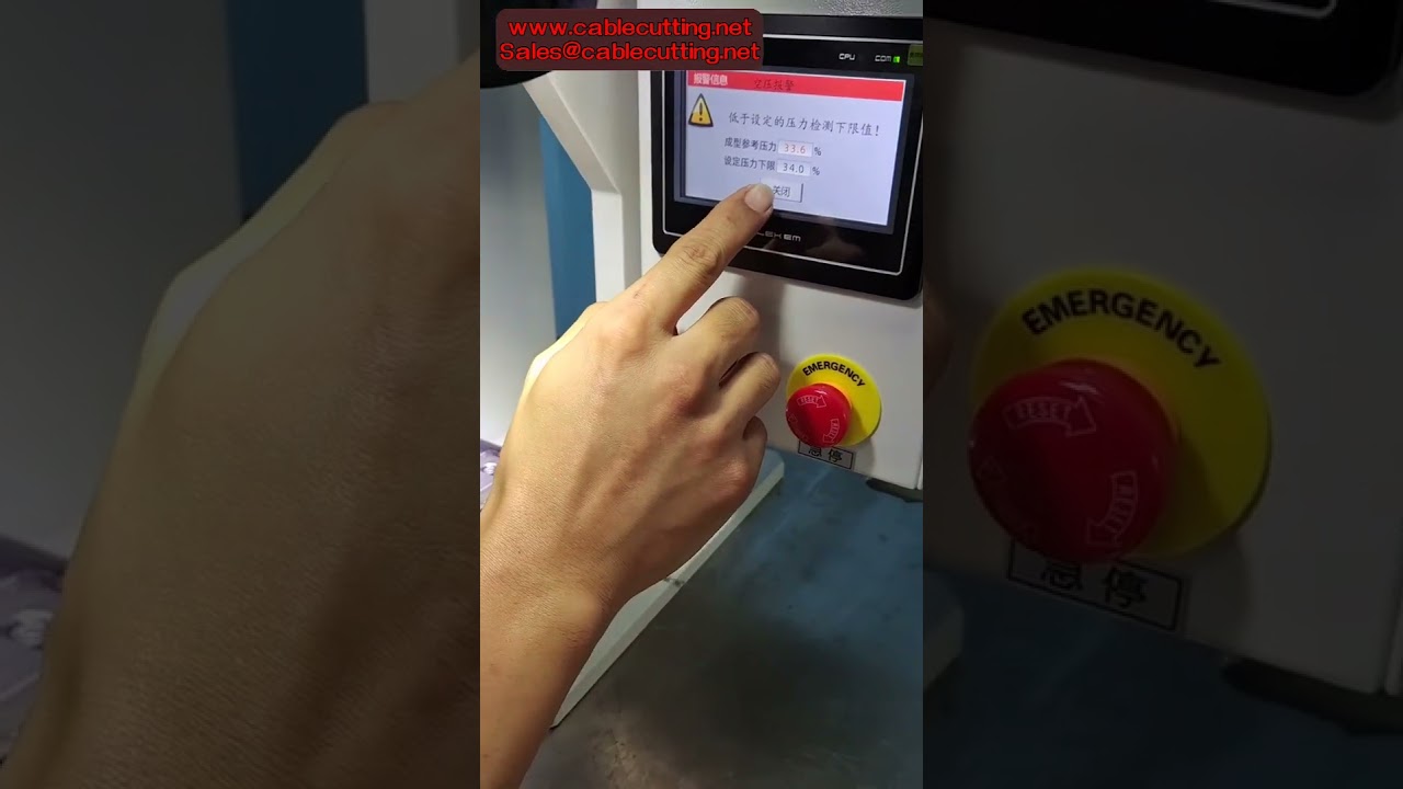 Automatische Servo Terminal Krimpmachine – Verstelbare 30-40mm Werkbereik voor Precisie