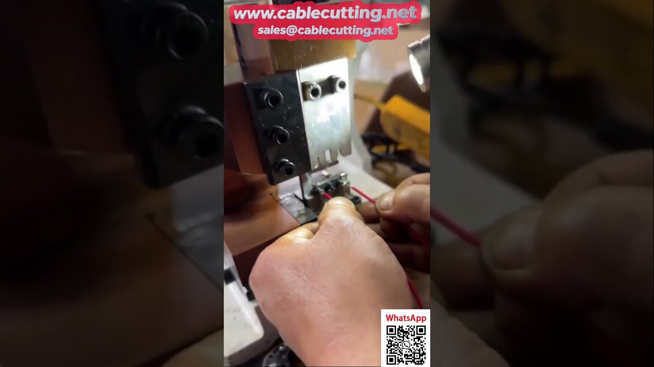 Kabelverwerkingsmachine voor stroomkabels – efficiënte draadstripper en krimpmachine