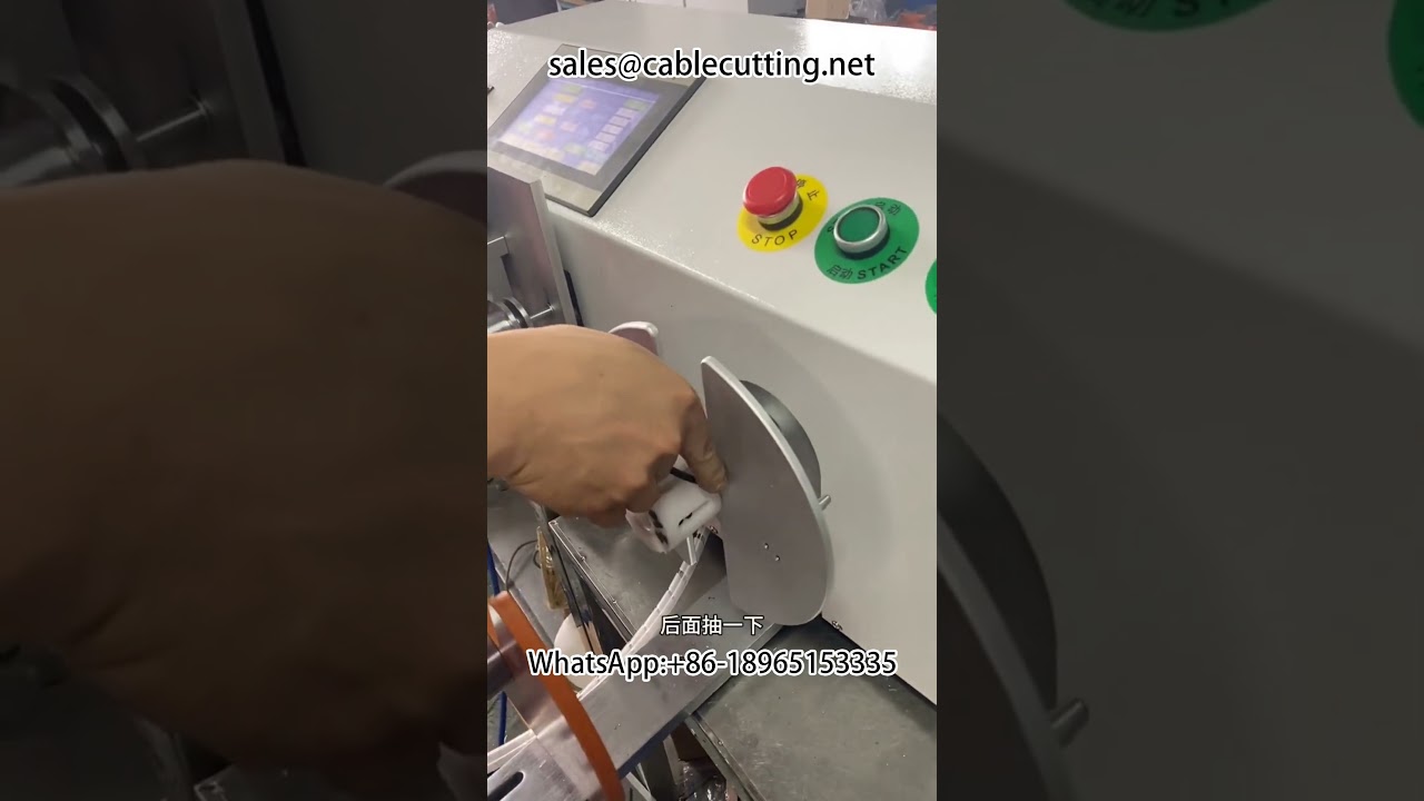 Automatisch meter tellen, sorteren, snijden, wikkelen & opwinden – efficiënte kabelverwerkingsmachine
