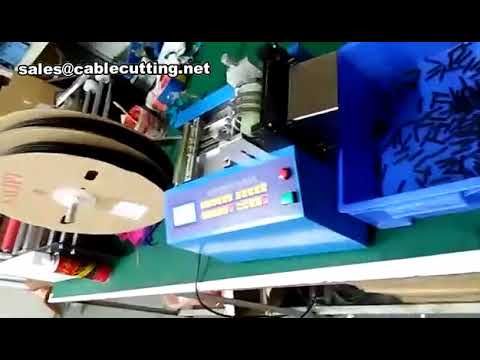 Automatische krimpkous snijmachine - Hoge precisie & snelheid voor kabelverwerking