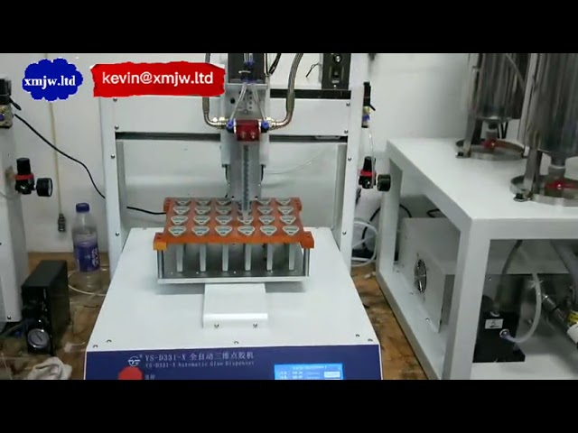 Automatische Siliconen Soldeerpasta Dispenser voor Mobiele Sleutelassemblage