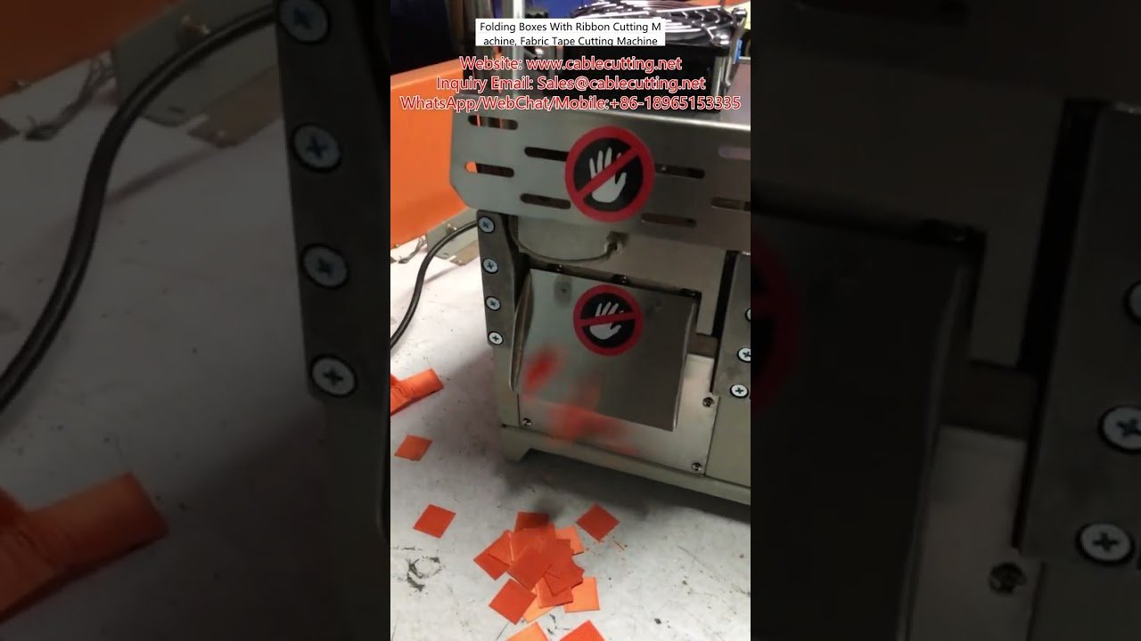 Lint- en stofbandsnedemachine voor vouwdozen | Automatische snijmachine