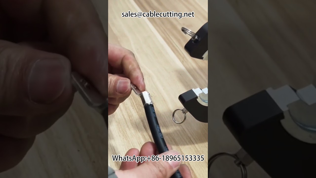Elektrische krimpmachine voor kabelogen - krimpt zeskantige koperen kabelschoenen