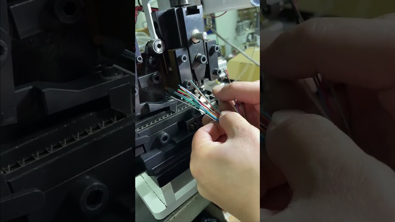 Continue strip terminal machine (knoppentype) – volledig getest en klaar voor verzending | Perfect crimpresultaat #fabriek