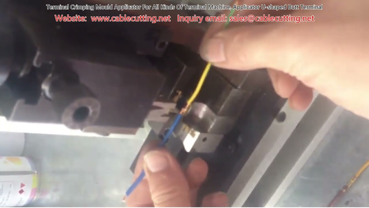 Universele Terminalkrimpmal Applicator voor Alle Terminalmachines - U-vormige Butt Terminal