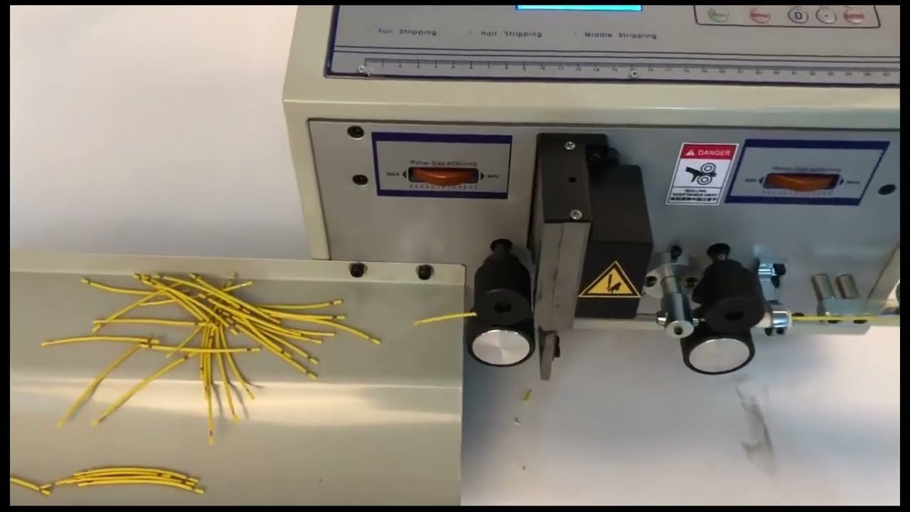 Automatische kabelstripmachine: efficiënt knippen en strippen van draden