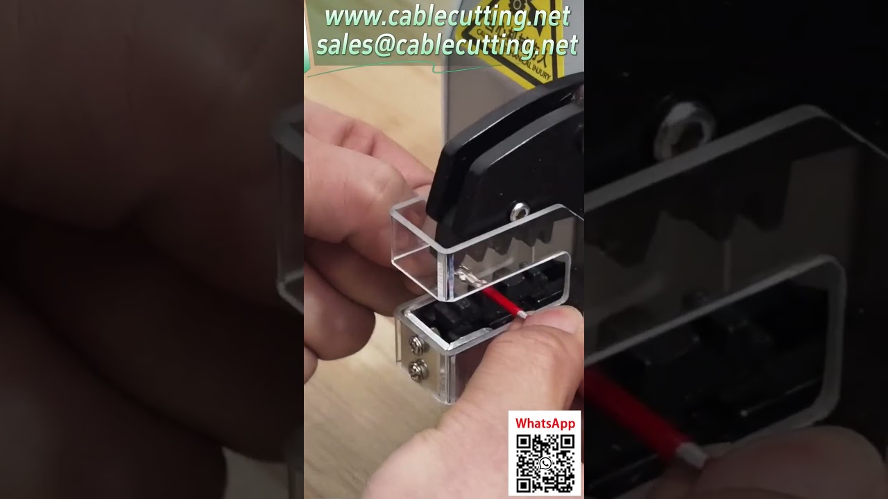Verticale elektrische krimpmachine voor stekkerterminals - Draagbaar 8kg #automatisering