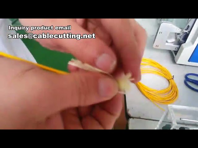 Coaxkabel stripmachine & productielijn - Micro coaxkabel stripmachine