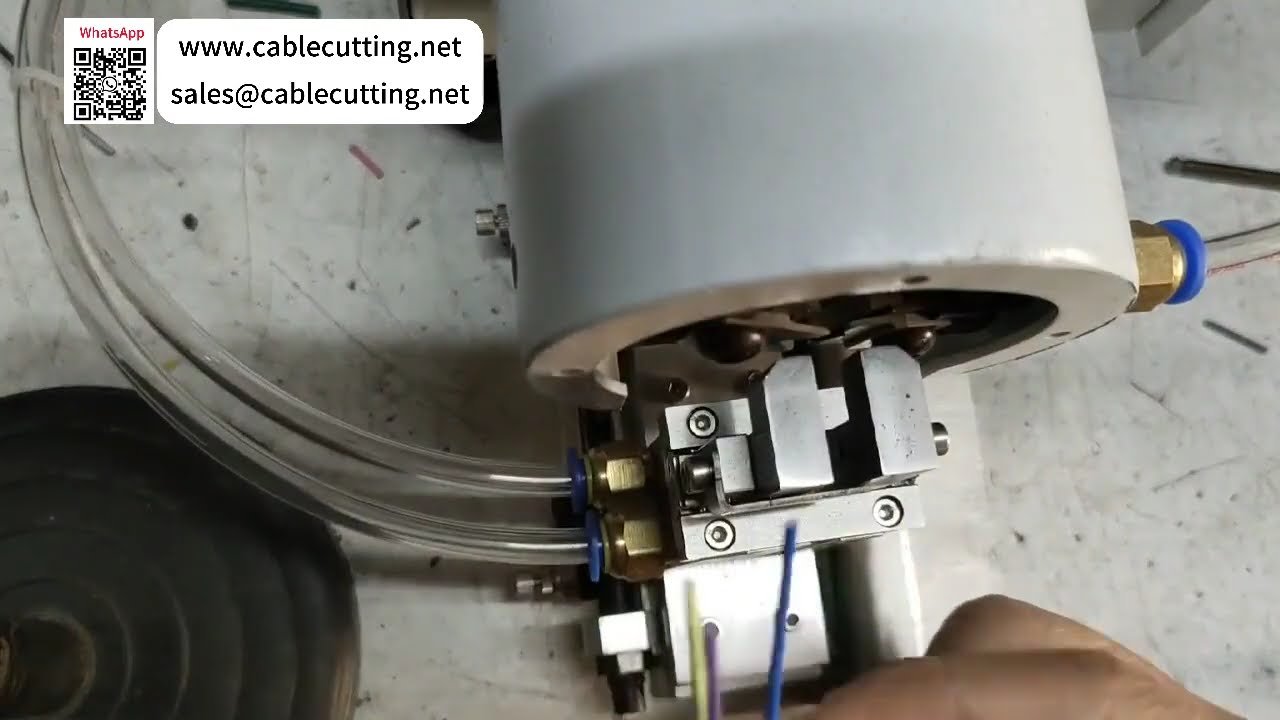 Pneumatische draadstripper en -twister met automatische klemming voor maximale consistentie