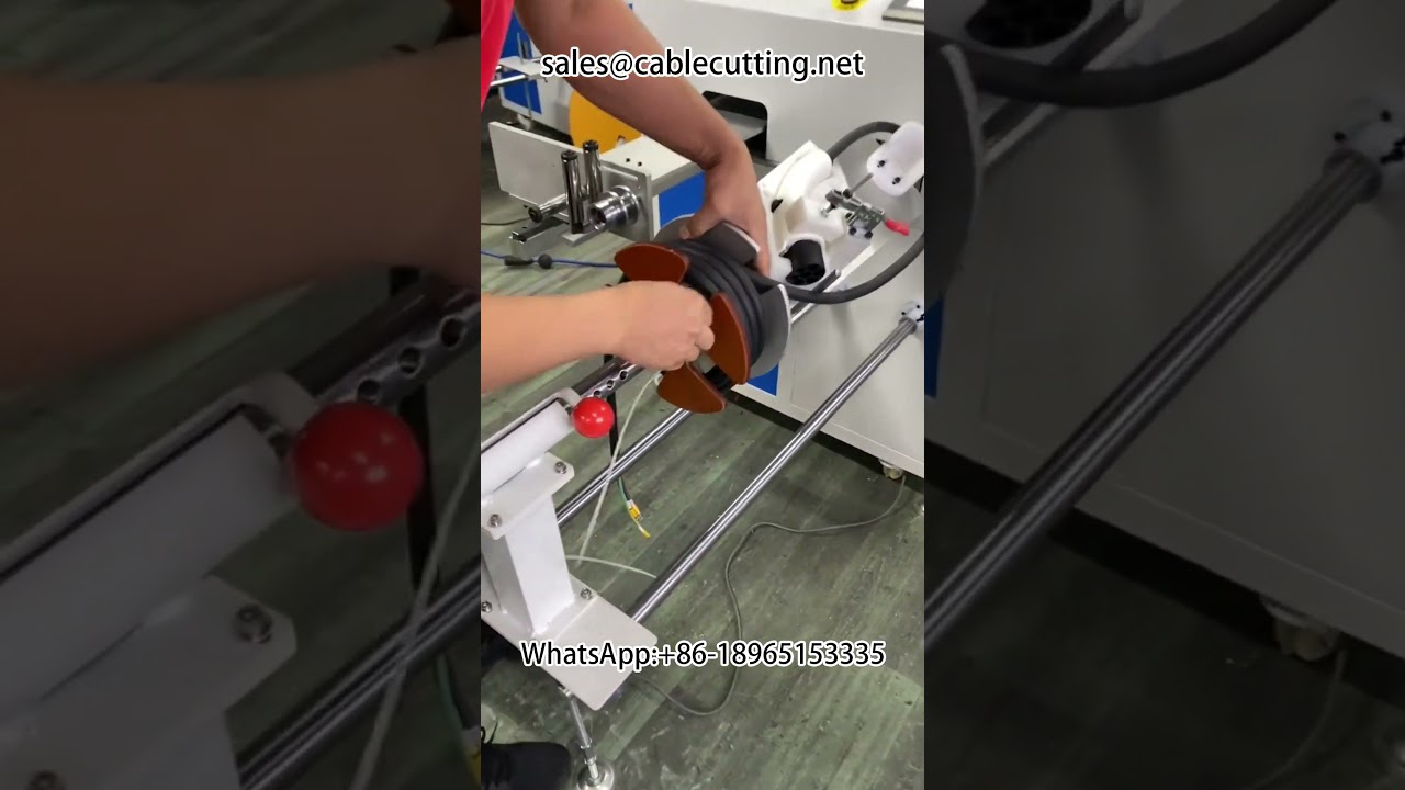 Nieuwe energie laadpistool draadwikkelmachine | Efficiënte rijdraadverwerking #draadwikkelmachine #kabelverwerking