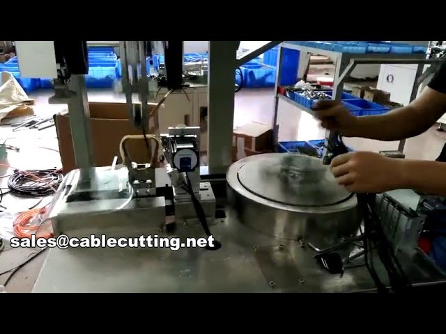 Automatische kabelopwinder en bindmachine voor stroomsnoeren en DC-kabels - WPM-81M