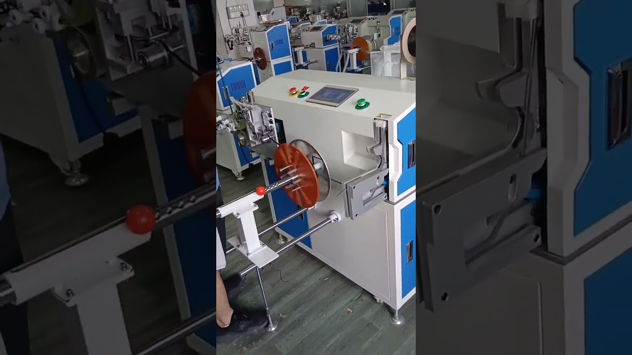 Automatische buiswinding, snijden & opwinden in één machine met exacte meting #machine