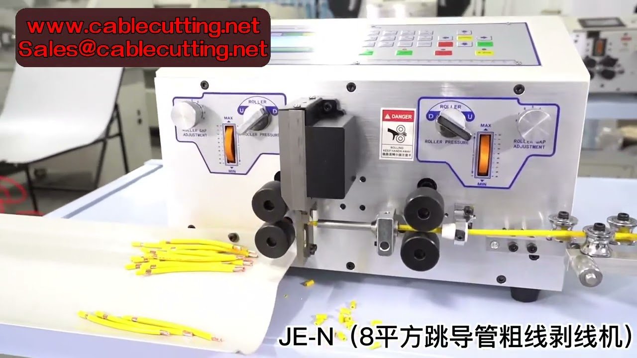 6-Wiels Draadstripmachine 550W - Automatische Kabelstripper & Snijder voor 0,2-25mm²