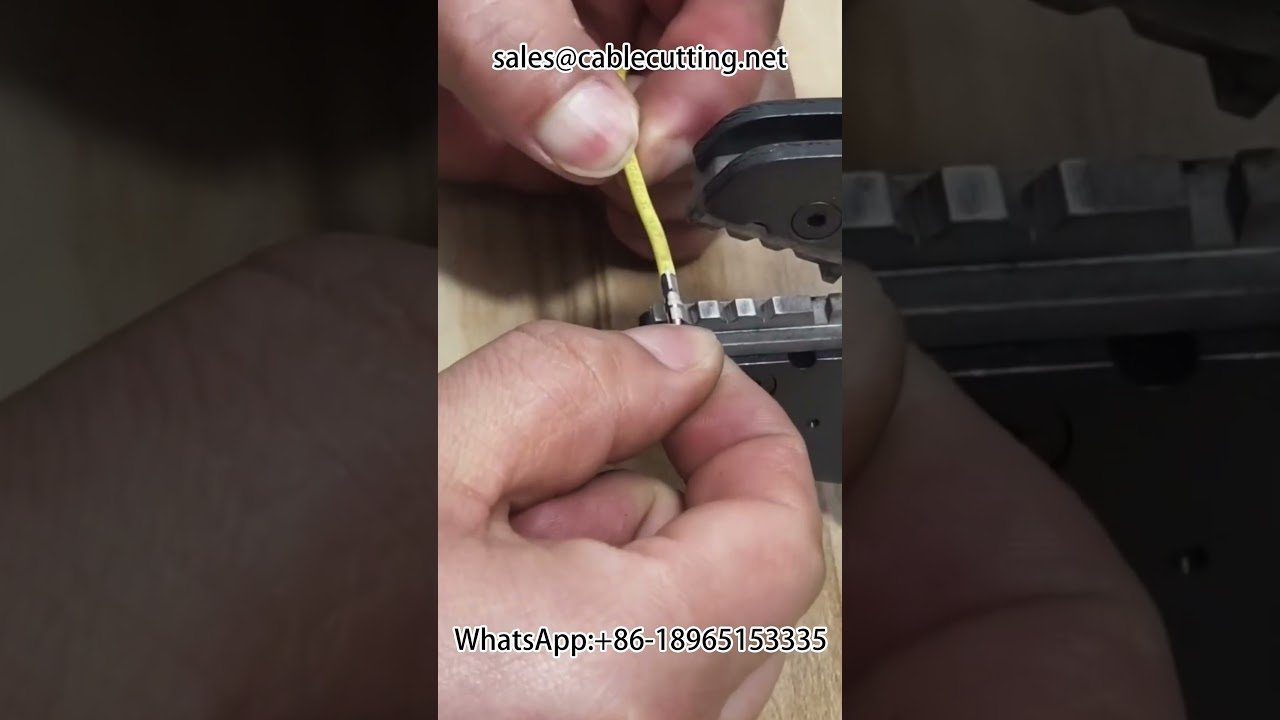 Professionele pneumatische knijptang voor aviation pins en positief vierkant krimpen