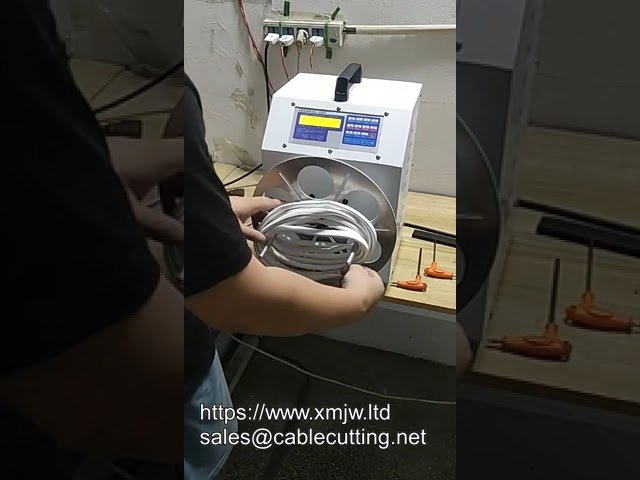 WPM 400W Semi-automatische wikkelmachine voor USB-kabels en draden - Type O of 8-vormig twijnen