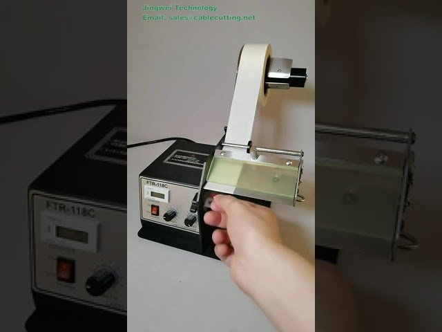 FTR-118C Automatische Labelopwinder en Dispenser voor Barcode- en Papierlabels