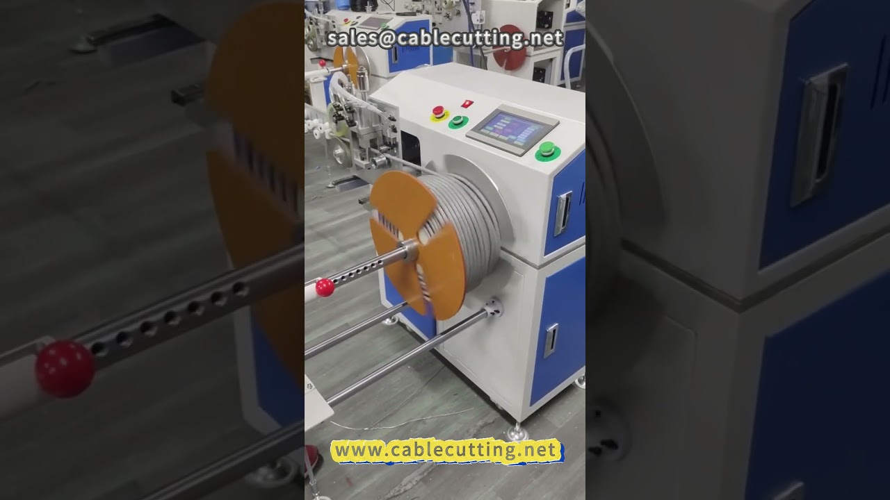 98 Meter Draad- en Kabel Sorteerwikkelmachine | Efficiënt Wikkelen & Verpakken