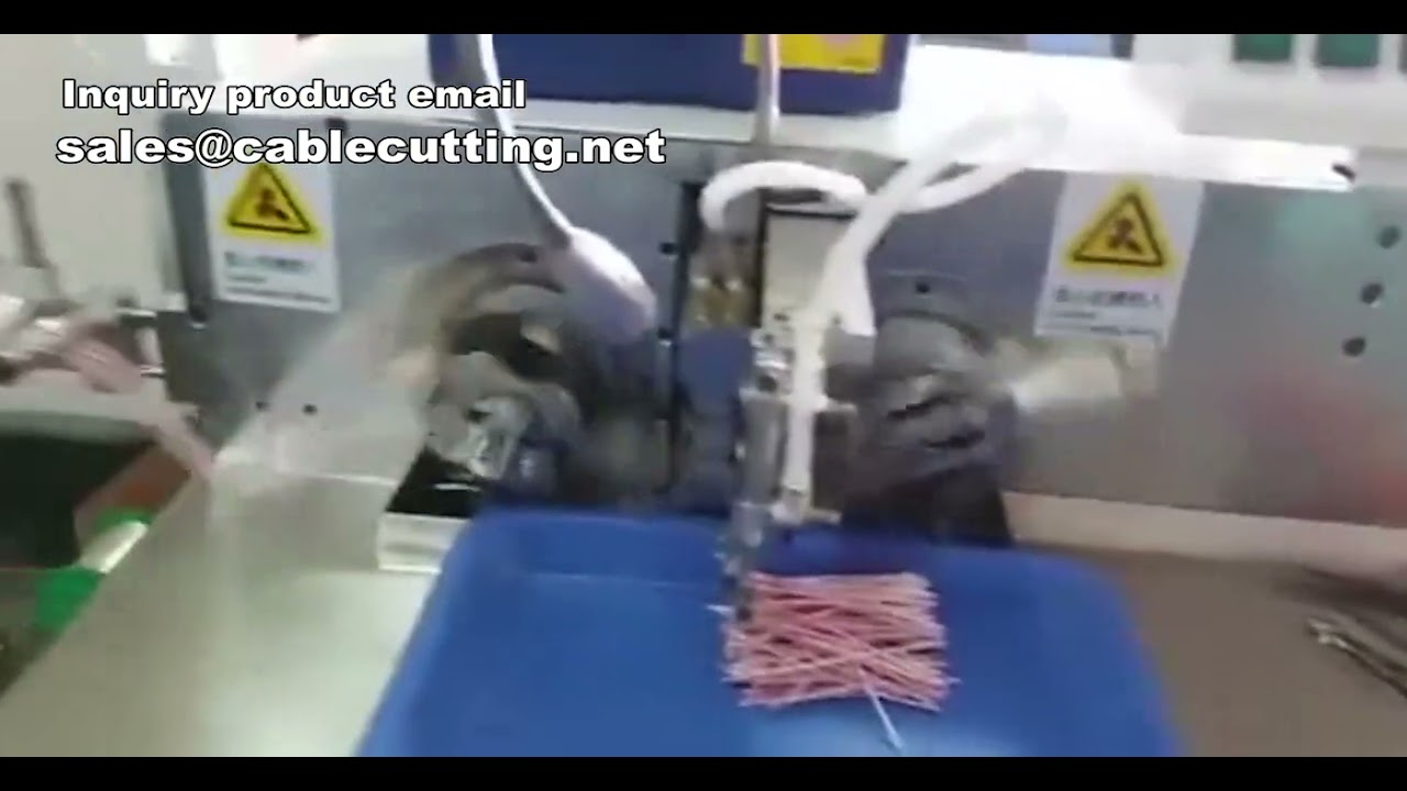 Automatische draad dompel- en stripmachine | Kabelverwerkingsmachine voor industriële productie