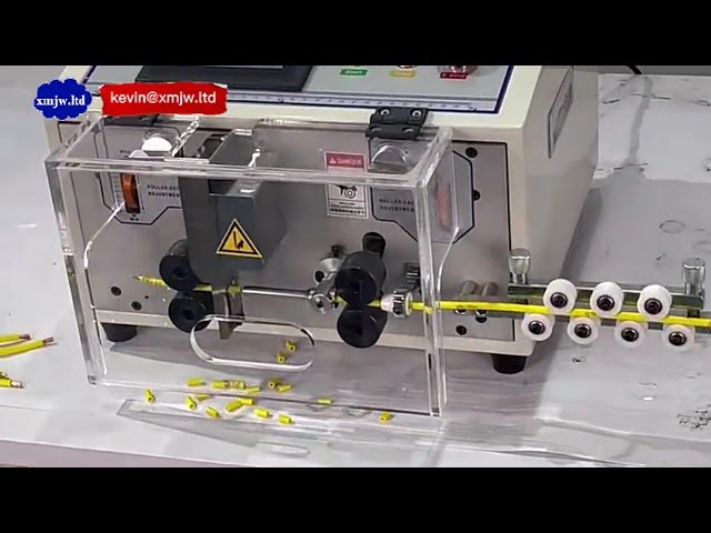 Professionele automatische kabelstripmachine voor koperdraad – Volledig elektrisch met touchscreen
