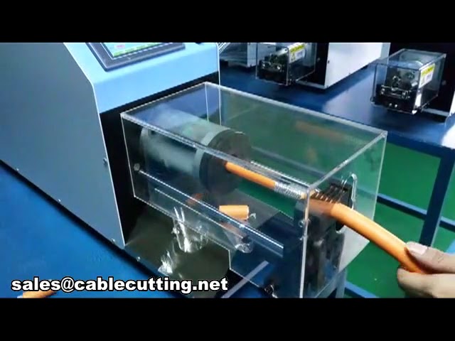 Semi-automatische coaxkabel stripmachine WPM-25200 - Efficiënt en nauwkeurig