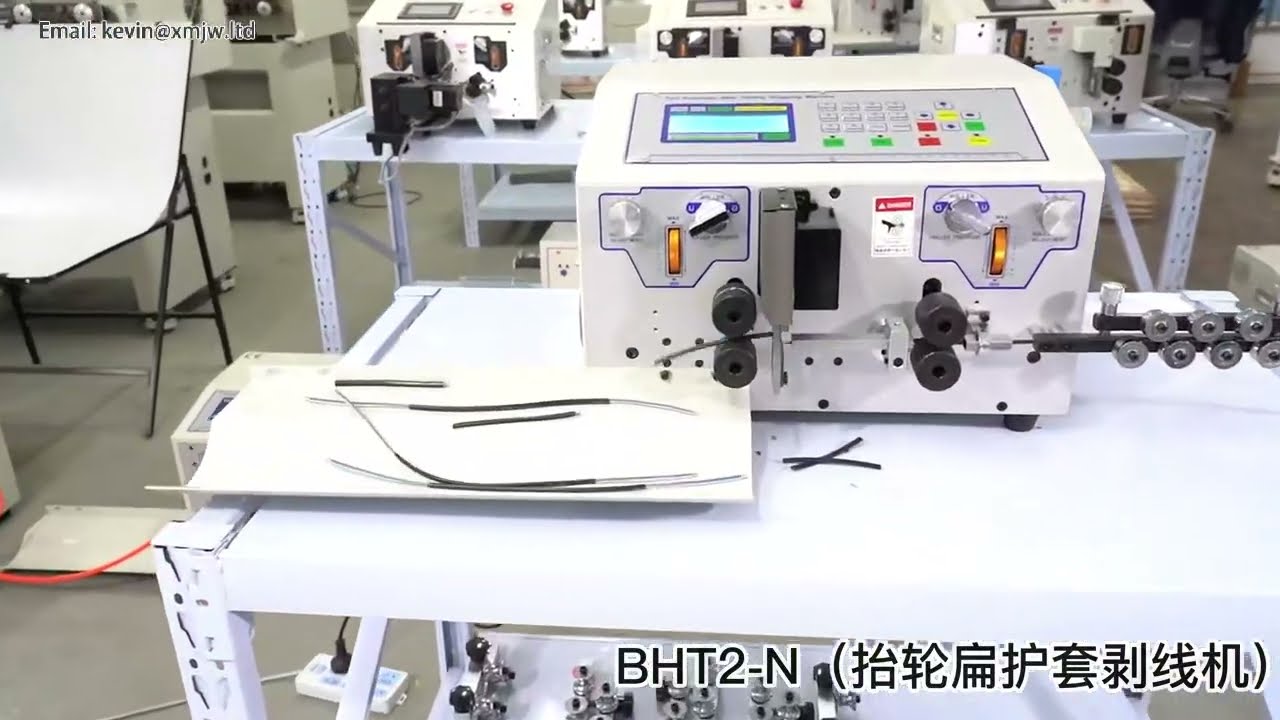 450W SWT-508 BHT-2 Automatische Vlakke Kabel Stripper & Snijmachine - Computer Gestuurd