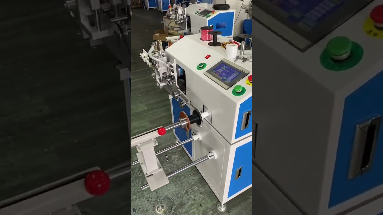Netjes en mooi oprollen van elektronische draden met onze automatische oprolmachine