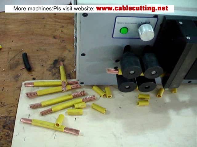 Zware kabelknip- en stripmachine WPM-MAX2 voor 70 mm² 19-aderige kabels