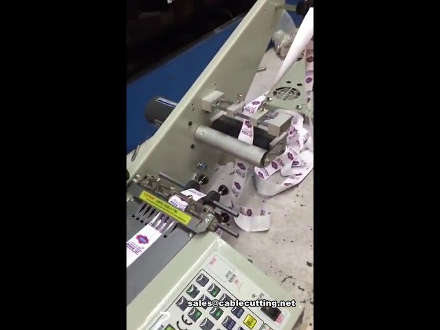 Automatische lint- en labelsnijmachine – precisie en snelheid voor uw verpakkingslijn