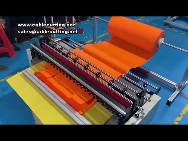 Horizontale snijmachine voor kraftpapier, behang en zeil - precisie snijden