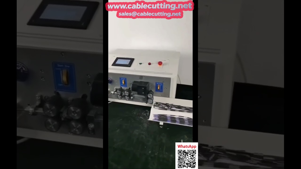 Automatische hogesnelheidsstripper voor platte kabels met omhulling